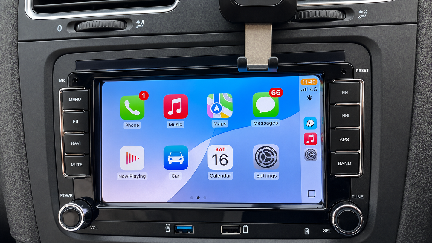 Wireless CarPlay & Android Auto Unit 4GB+64GB+Reverse Camera