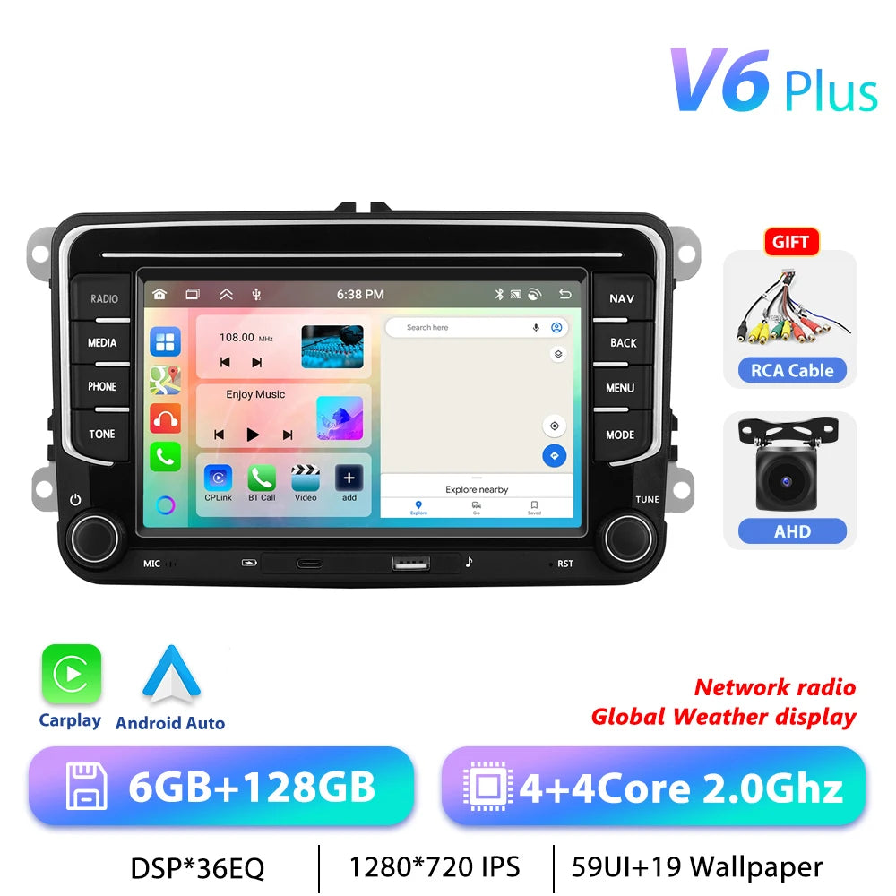 2003-2013 Wireless CarPlay & Android Auto Unit 6GB+128GB