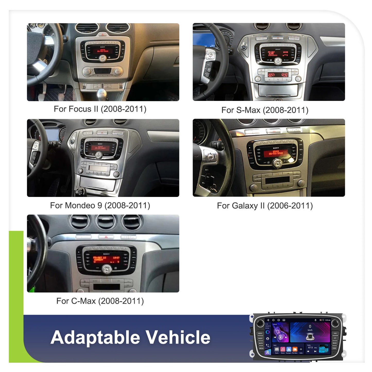2008-2011 S-Max Mondeo Galaxy C-Max Ford Focus 2