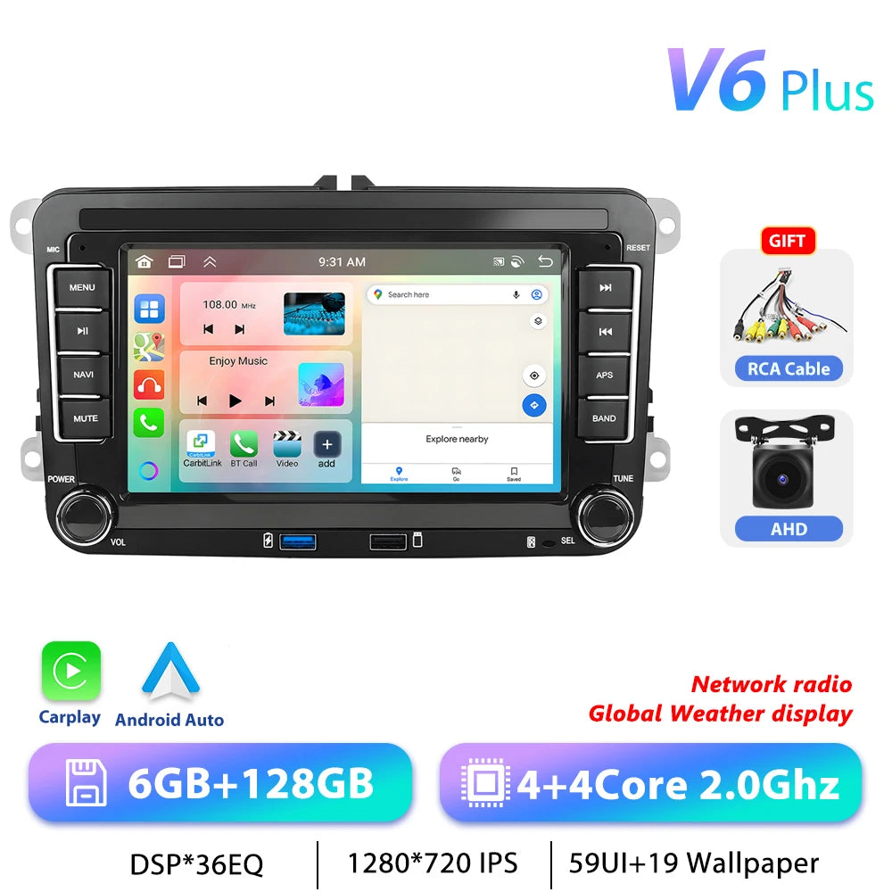 2003-2013 Wireless CarPlay & Android Auto Unit 6GB+128GB