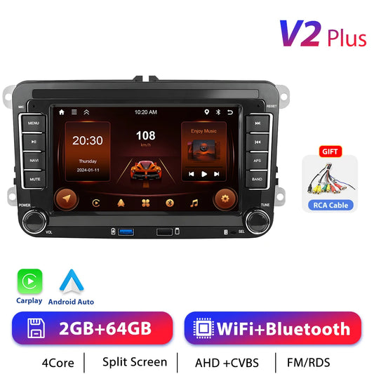 Wireless CarPlay & Android Auto Unit 2GB+64GB