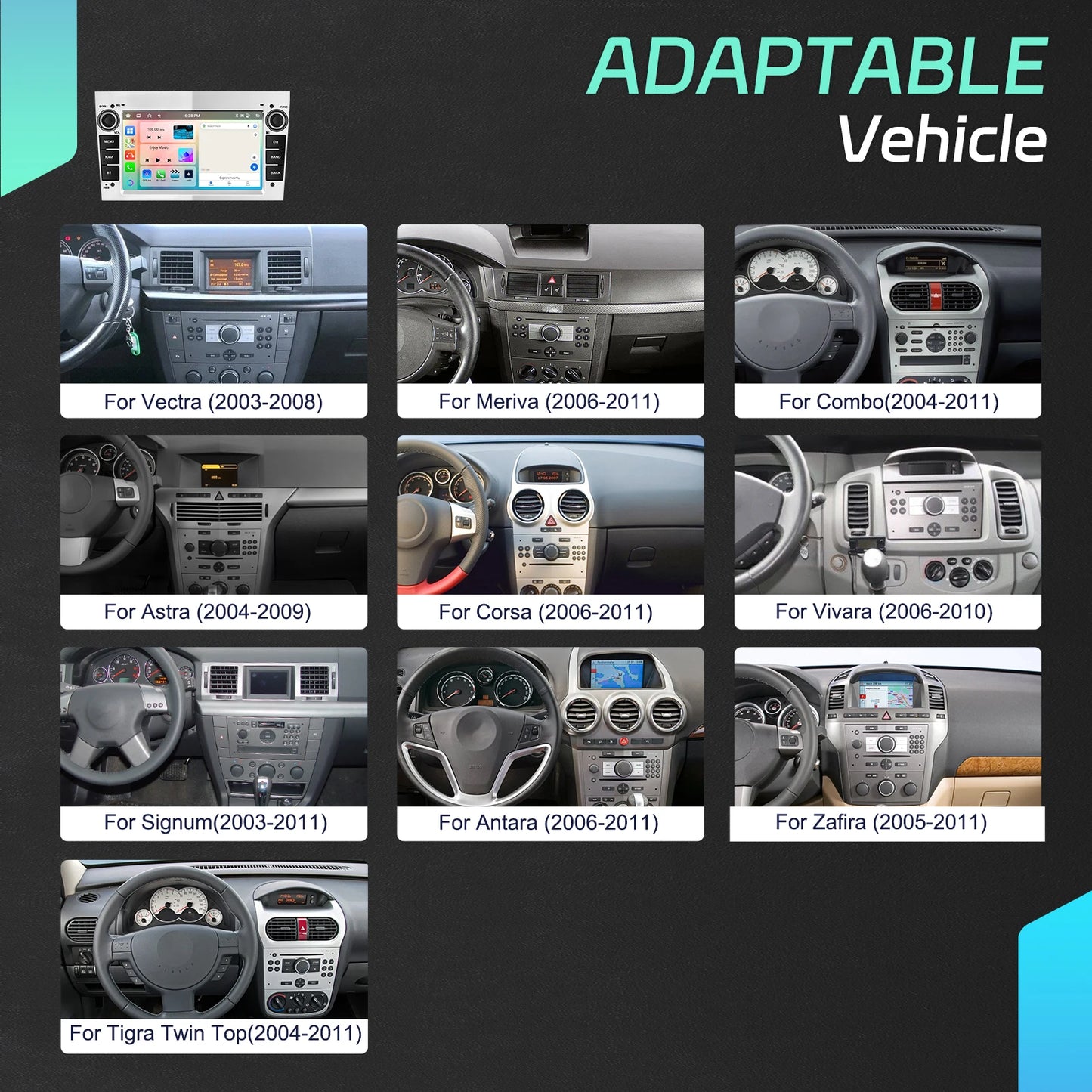 Opel Astra Antara Corsa Zafira Combo